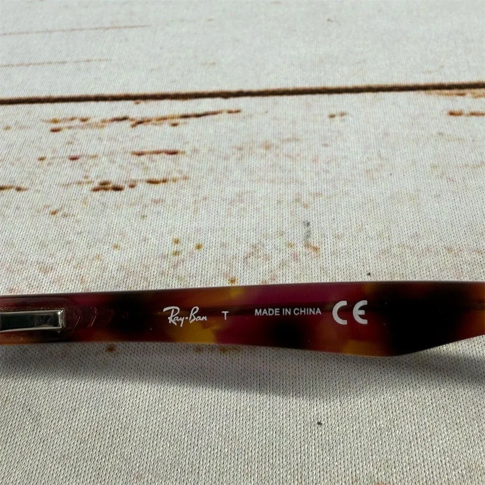 Ray-Ban RB 5228 Tortoise Shell Eyeglass Frames Replacement Unisex With Case
